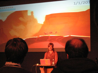 Robin Hunicke presents the development of Journey at GameCity